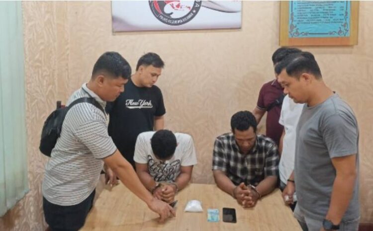  Sat Narkoba Polres Pelabuhan Belawan Gagalkan Peredaran 1 Ons Sabu, 2 Pengedar ditangkap