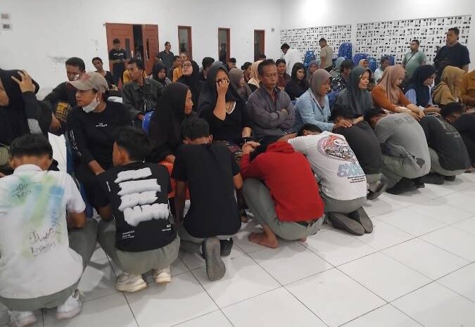  Polresta Deli Serdang Amankan Puluhan Pelajar Terlibat Konvoi Ugal-Ugalan di Biru-Biru