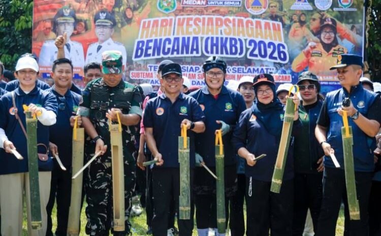  Dari Kentongan Ke Edukasi Warga, Pesan Tegas Wakil Wali Kota Medan di Hari Kesiapsiagaan Bencana 2026