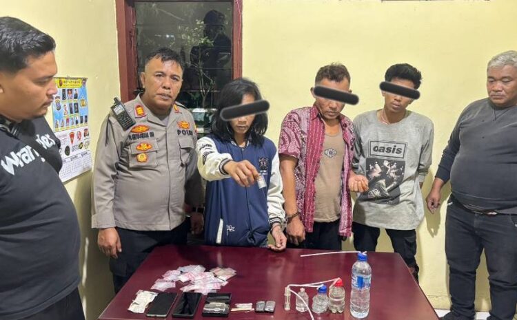  Dilapor Ke Call Center 110, Tiga Terduga Penyalahguna Narkoba Diamankan di Huntap Ture-Ture