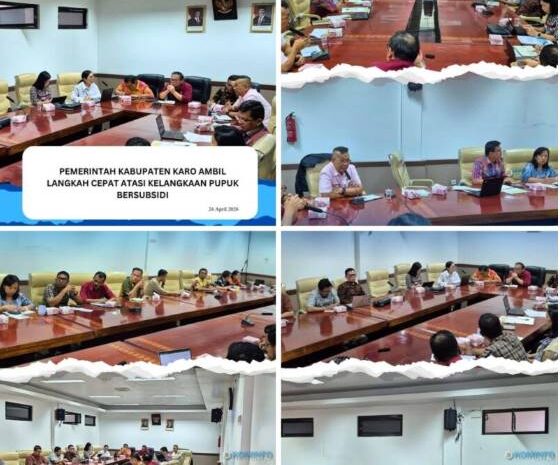  Pemkab Karo Ambil Langkah Cepat Atasi Kelangkaan Pupuk Bersubsidi