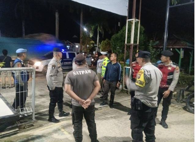  Cegah Kriminalitas dan 3C, Polres Tapteng Gelar Patroli Blue Light di Sejumlah Titik Rawan