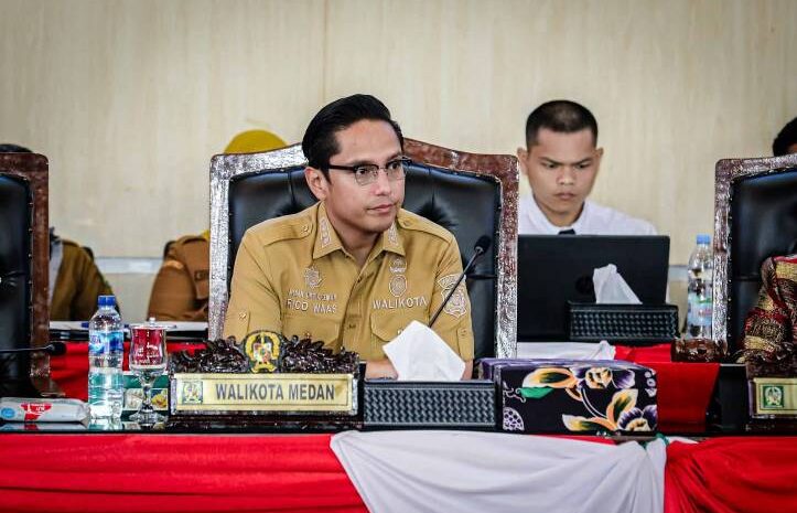  Wali Kota Medan Hadiri Paripurna DPRD, Umumkan Pergantian Wakil Ketua Dari PKS