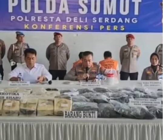  Polresta Deliserdang Serdang Gagalkan Peredaran Narkotika Jumlah Besar