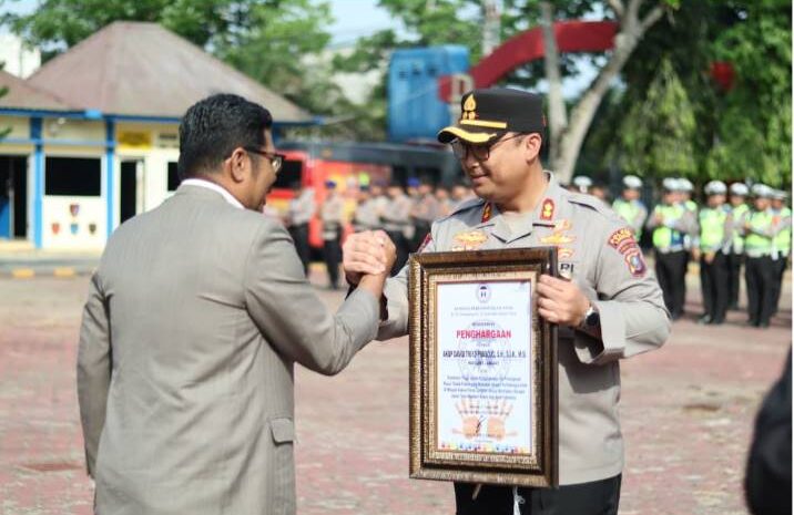  Tangani Kasus Viral Secara Humanis, Polres Langkat Raih Penghargaan Komnas PA