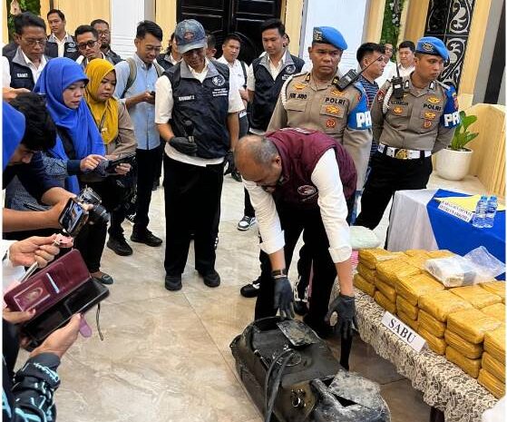  Terbongkar! Sabu 22 Kg Jaringan Malaysia–Aceh Disamarkan dalam Tangki Mobil, Kurir Ditangkap di Parkiran Mal Medan