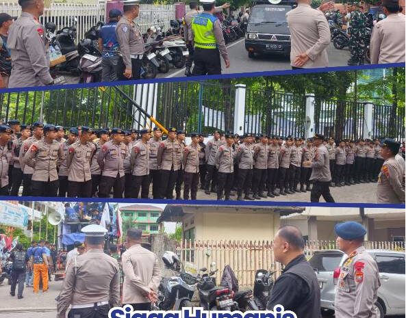  Siaga Humanis May Day 2026, Satuan Brimob Polda Sumut Kawal Ribuan Buruh di Gedung Pardede Hall Medan Dengan Pengamanan Maksimal