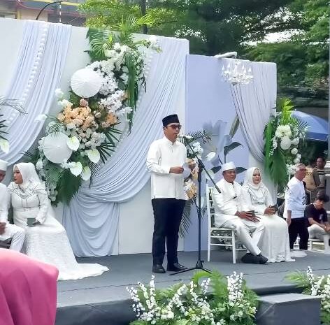  Nikah di CFD, Wali Kota Medan Ingatkan Pentingnya Pencatatan Pernikahan
