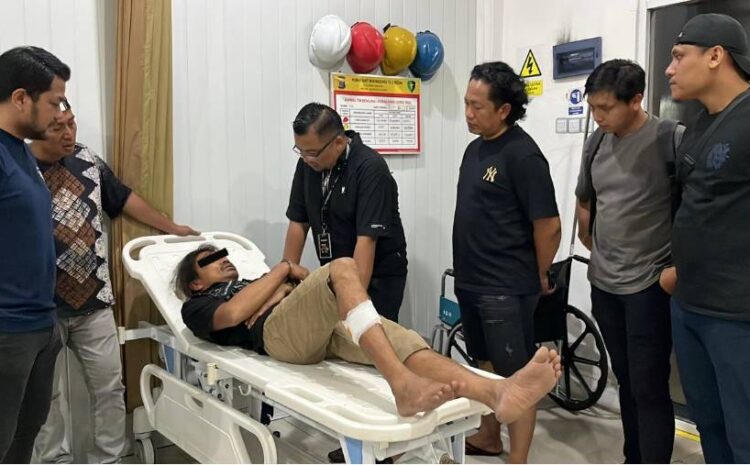  Seorang Pengedar Sabu Tumbang Ditembak Polisi di Jalan Desa Cinta Rakyat
