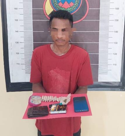  Unit Reskrim Polsek Lima Puluh Amankan Pelaku Kepemilikan Narkotika Jenis Ganja