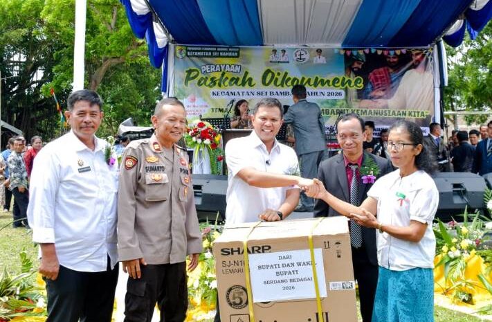  Wabup Sergai Tekankan Pentingnya Kerukunan Pada Perayaan Paskah Oikumene Sei Bamban 2026
