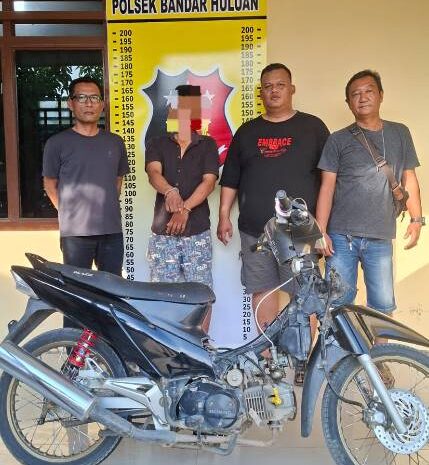  Gerak Cepat Polsek Bandar Huluan Ungkap Curanmor, Pelaku Ditangkap Bersama Motor Curian