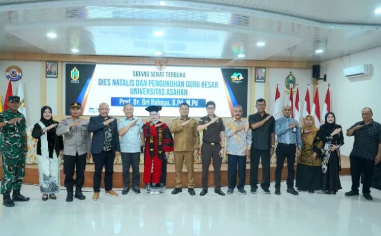  Wabup Asahan Hadiri Dies Natalis Ke- 40 dan Pengukuhan Guru Besar UNA