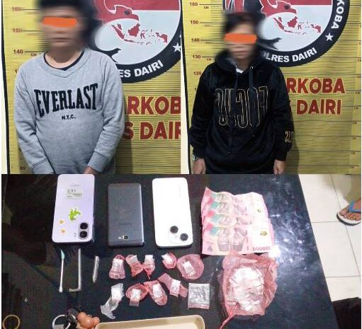  Miliki Sabu, Polres Dairi Berhasil Ringkus Residivis Bersama Wanita di Kamar Kos – Kosan