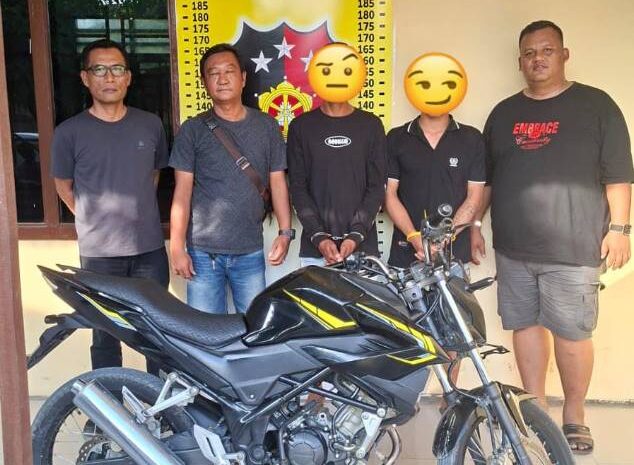  Gerak Cepat Polsek Bandar Huluan Ringkus Dua Pelaku Pencurian Sepeda Motor, Korban Rugi Rp 20 Juta