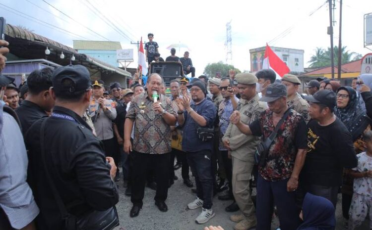  Warga Buntu Pane Kompak Blokir Ruas Jalan Provinsi, Tuntut Perbaikan Jalan Total