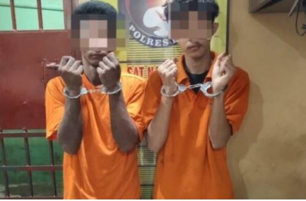  Gerebek Lokasi Peredaran Narkoba, Polres Langkat Amankan Dua Pria