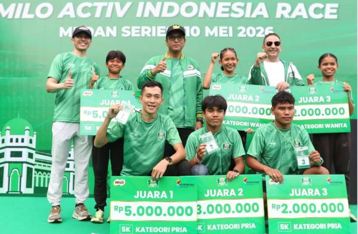  Rico Waas Lepas Ribuan Pelari, Medan Siap Jadi Tuan Rumah Event Lari Skala Besar