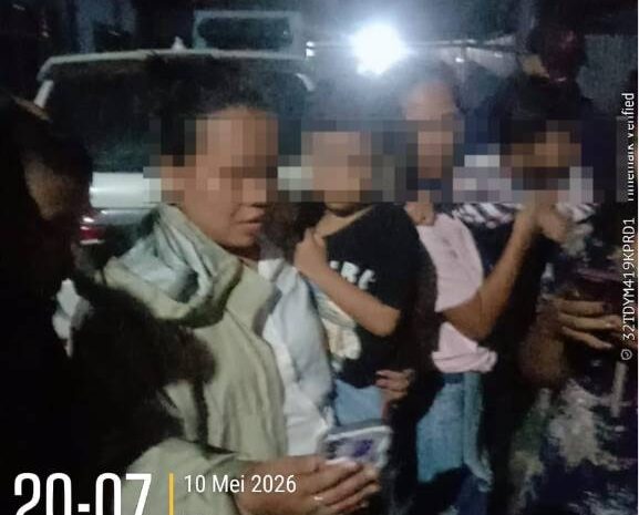  Polsek Siantar Marihat Pertemukan Anak 6 Tahun Terpisah Dengan Orangtuanya di Jalan Durian