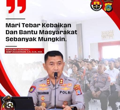  Kapolres Morowali Tegaskan Seluruh Aduan Masyarakat Tetap Diproses Sesuai Hukum