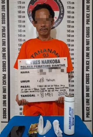  Polres Pematangsiantar Tangkap Pemilik Sabu di Jalan Ring Road