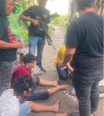  Satres Narkoba Polres Sergai Gerebek Dusun III Kuala Lama