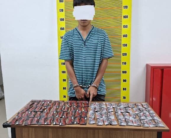  Undercover Buy Bongkar Peredaran Liquid Narkotika di Hamparan Perak, Puluhan Cartridge Yakuza Disita