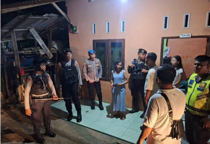  4 Personel Sat Samapta Sisir Jalinsum Batu Bara, Cegah 3C dan Kejahatan Jalanan