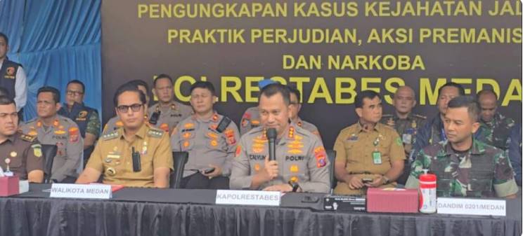  Dua Pekan, 21 Pelaku Tindak Pidana Ditembak Polrestabes Medan
