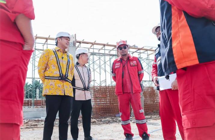  Progres Lampaui Target, Wabup Sergai Tinjau Pembangunan Sekolah Rakyat