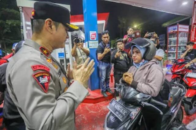  Polda Sumut Tinjau SPBU Sekitar Medan, Pastikan Stok BBM Aman Saat Blackout