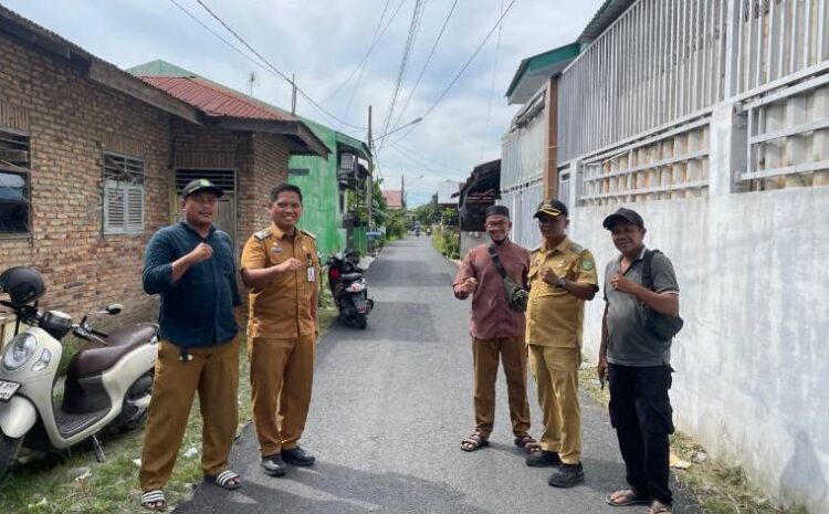  Penantian Warga Marelan Terjawab, Jalan Gang Rahayu Baru Kini Mulus