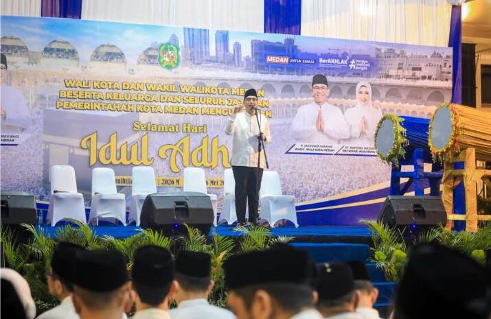  Malam Takbiran Idul Adha 1447 H, Rico Waas Ajak Jajaran Pemko Medan Bekerja Ikhlas dan Penuh Pengorbanan