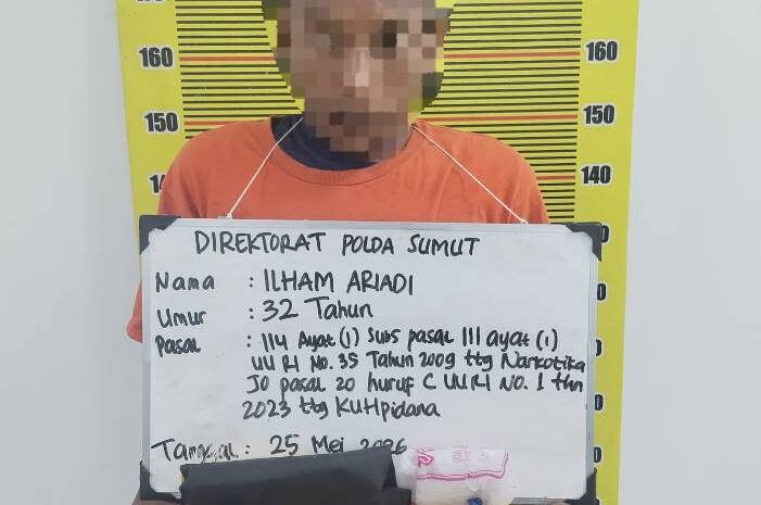  Pengedar 27 Paket Ganja Siap Edar di Medan Denai Ditangkap Polisi