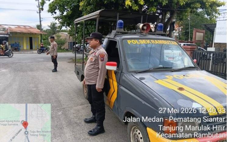  Polres Tebingtinggi Patroli Siang Hari, Antisipasi Kejahatan Jalanan dan Premanisme