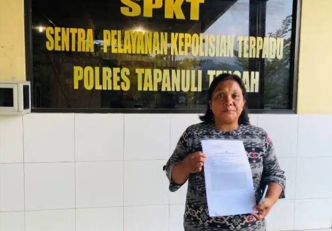  Diduga Dianiaya, Plt Lurah Padang Masiang Lapor ke Polres Tapteng