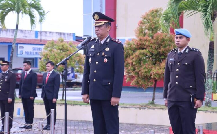  Polres Morowali Gelar Upacara Peringatan Hari Lahir Pancasila