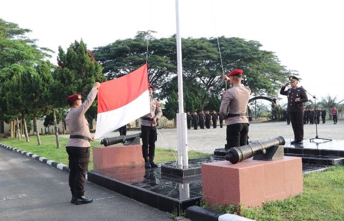  Polres Sergai Gelar Upacara Hari Lahir Pancasila 2026, Teguhkan Semangat Persatuan dan Kebangsaan