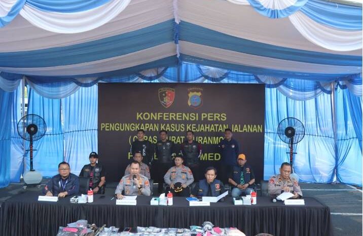  Polrestabes Medan Bongkar 8 Gudang Ranmor dan Tindak Tegas 37 Tersangka