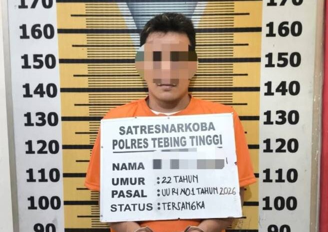  Pengedar Narkoba di Simpang Medan Ditangkap Polres Tebingtinggi