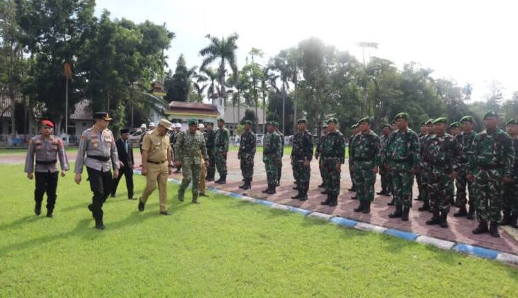  Polresta Deli Serdang Apel Pergeseran Pasukan Pengamanan Pilkades Serentak Gelombang II Tahun 2026