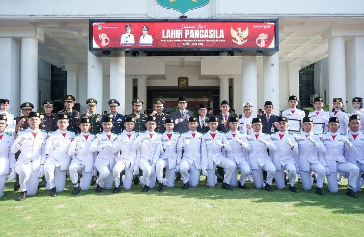  Pimpin Upacara Hari Lahir Pancasila, Wali Kota Medan: Pastikan Pancasila Hidup di Dalam Pikiran dan Pekerjaan Kita