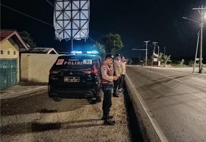  Personel Polsek Air Putih Sasar Titik Rawan 3C Dalam Patroli Antisipasi Gangguan Kamtibmas