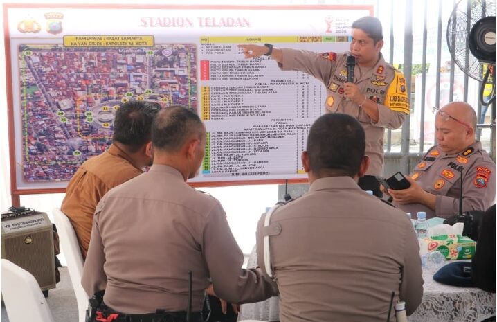  Polda Sumut Kerahkan Pengamanan Terpadu pada ASEAN U-19 Boys Championship 2026 di Stadion Teladan Medan