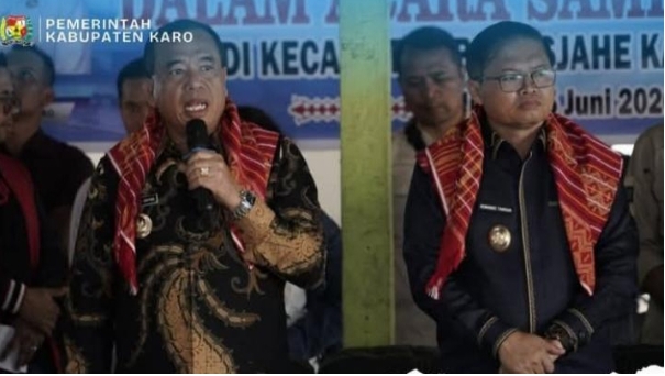  Bupati Karo Gelar Sambang Warga di Kecamatan Barusjahe