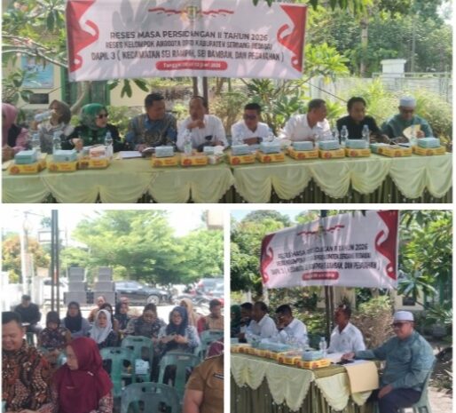  Anggota DPRD Sergai Dapil III Gelar Reses Masa Persidangan II di Kecamatan Sei Bamban