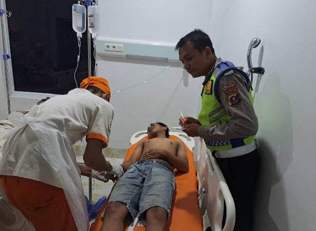 Kecelakaan Vario vs Aerox di KM 107-108 Sukaraja, 3 Orang Dirawat di RS Bidadari