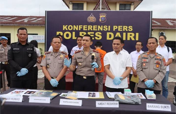  Polres Dairi Bongkar Rekayasa Begal Rp297 Juta, Pelaku Diduga Terjerat Judi Online
