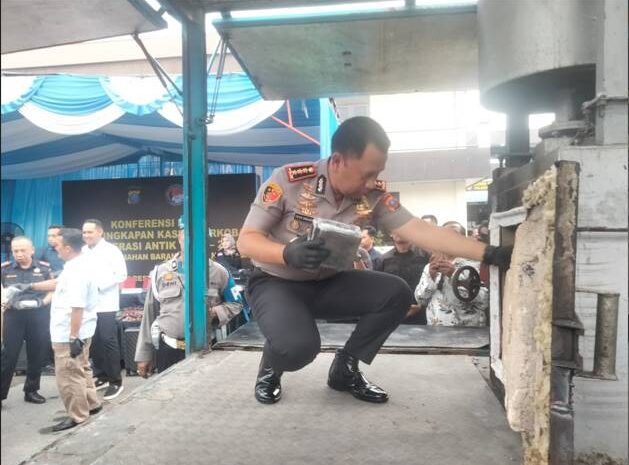  Selama 244 Hari, Polrestabes Medan Musnahkan Berbagai Jenis Narkoba Dari Komplotan Jaringan Internasional