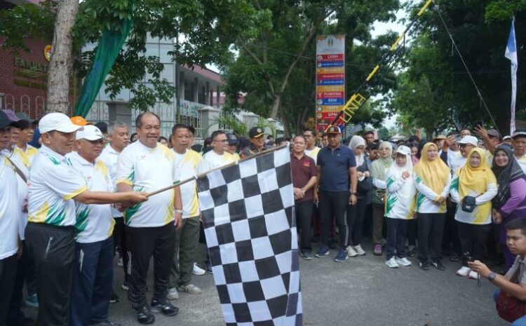  Bupati Asahan dan Wagubsu Hadiri Jalan Santai Dies Natalis Una Ke-40